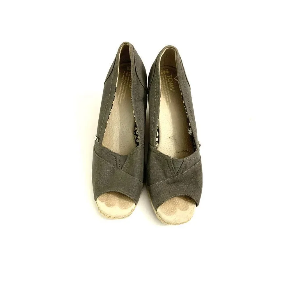 Ladies Tom's Wedge Heels